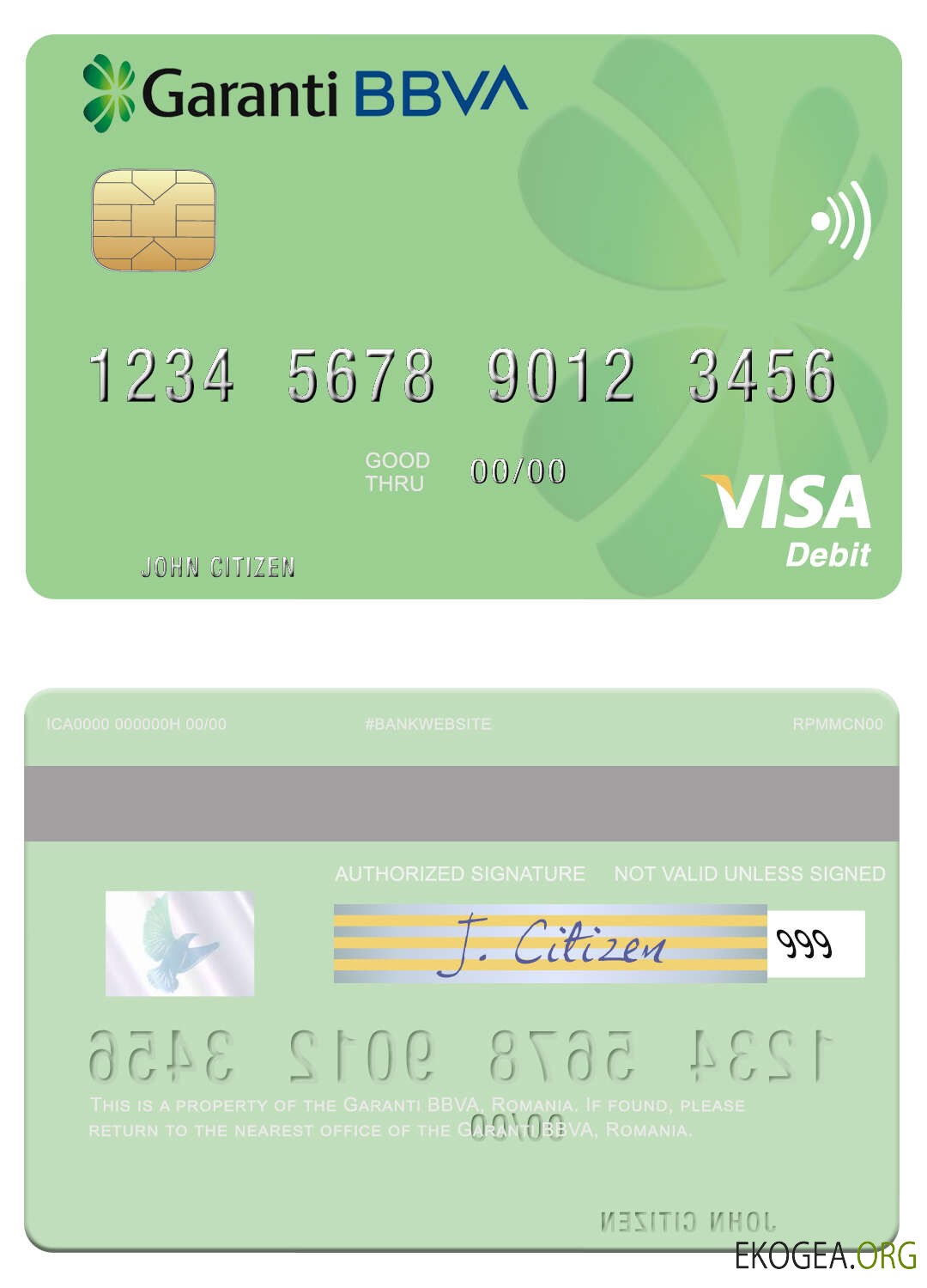 Carte de débit visa Roumanie Garanti BBVA